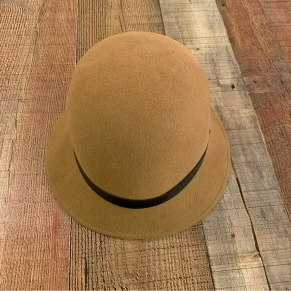 Scala Pronto wool bucket hat with black and gold band OSFM - Picture 3 of 5